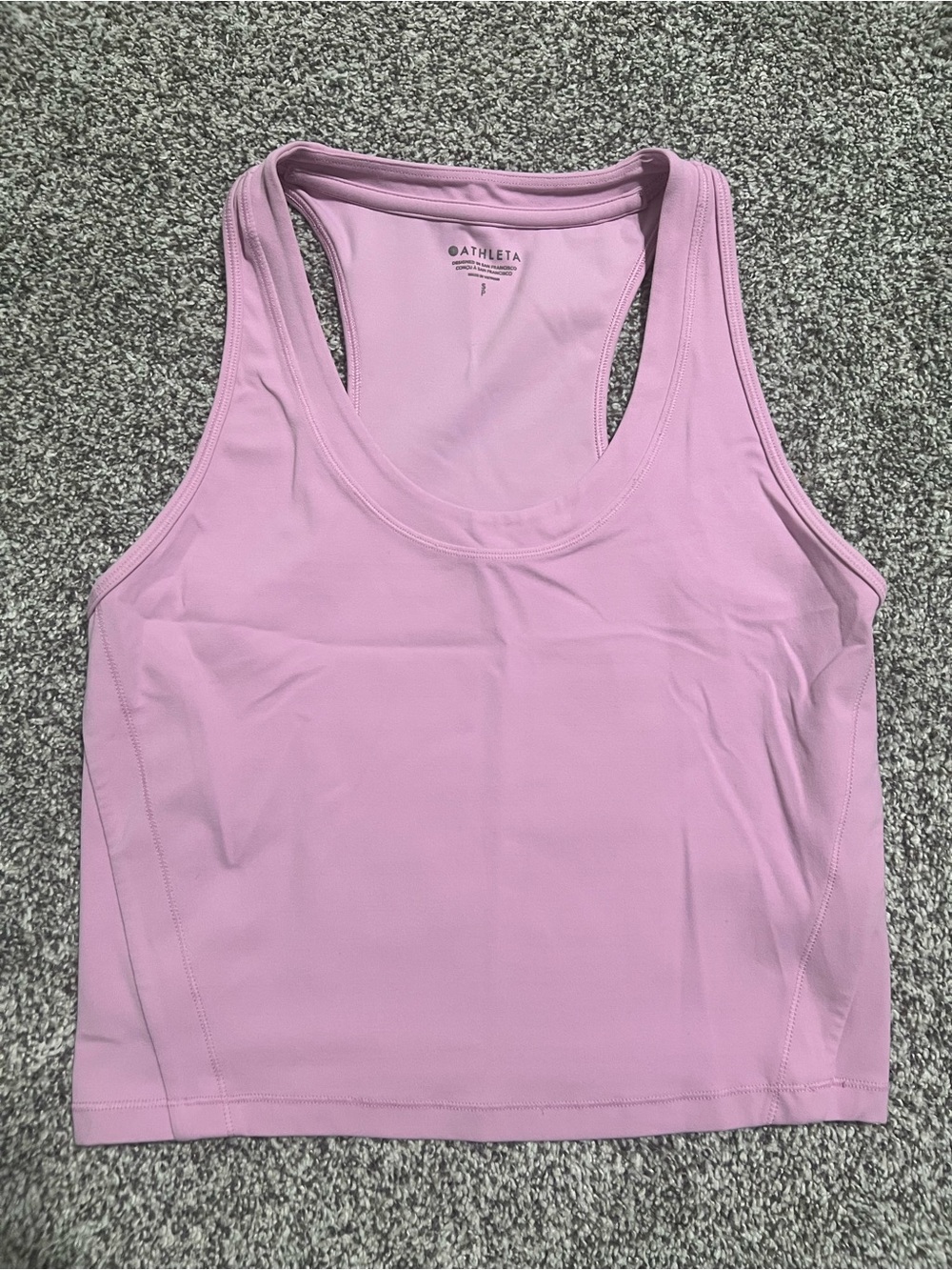 Athleta Soft Lilac Racerback Tank